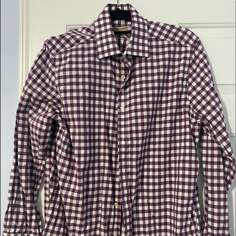 New Michael Kors Slim Fit Shirt LARGE 16 32/33